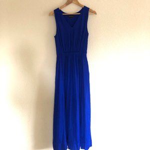 Royal Blue Floor Length Banana Republic Dress